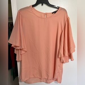 Boutique Flutter Sleeve Blouse